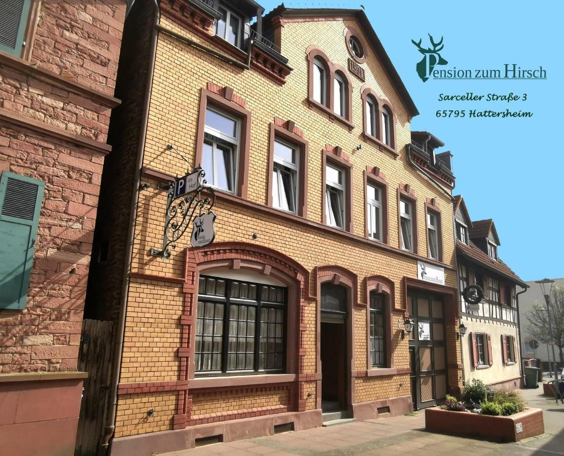 Hotel-Pension Zum Hirsch Hattersheim am Main Buitenkant foto