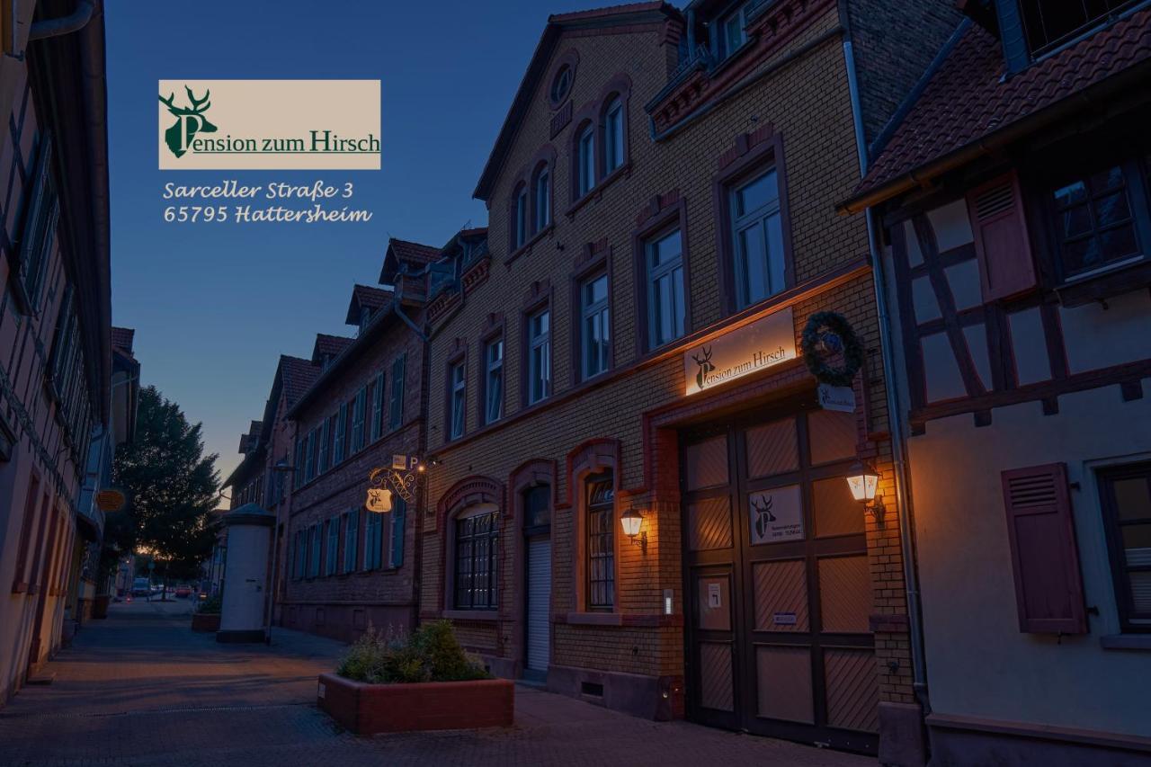 Hotel-Pension Zum Hirsch Hattersheim am Main Buitenkant foto